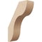 Ekena Millwork 3-inch W x 8-inch D x 12-inch H Carmel Rough Cedar Woodgrain TimberThane Knee Brace, Primed BRCUR03X08X12CARRCPR - alternate 1